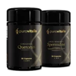 Ensemble d'activateurs cellulaires, pour lutter contre le vieillissement cellulaire. Renouvellement de l'intérieur avec la spermidine liposomale et la quercétine.