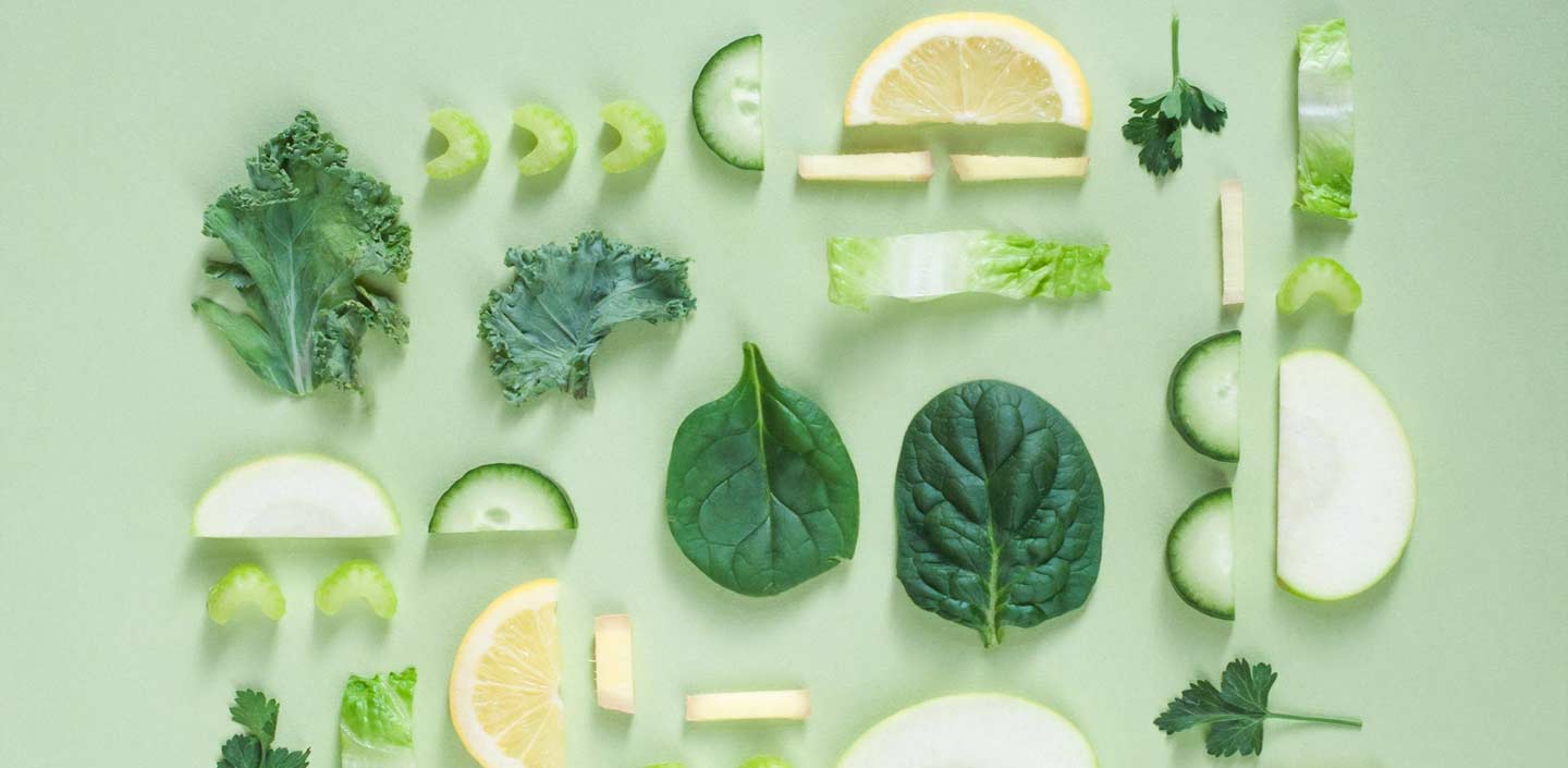 Imagen de los vegetales verdes, alimentos que contienen Mononucleótido de Nicotinamida (NMN)