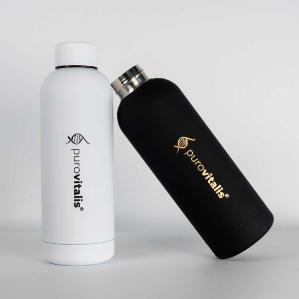 Water bottle duo black white studio small – Water Bottle – stainless steel water bottle