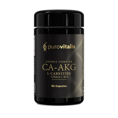 Ca-AKG-kapsler med L-karnitin, coenzym Q10 og vitamin B12 – energikomplekset