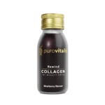Rewind Liquid Collagen drink, a luxurious 60ml ready-to-drink shot for skin hydration and collagen support.