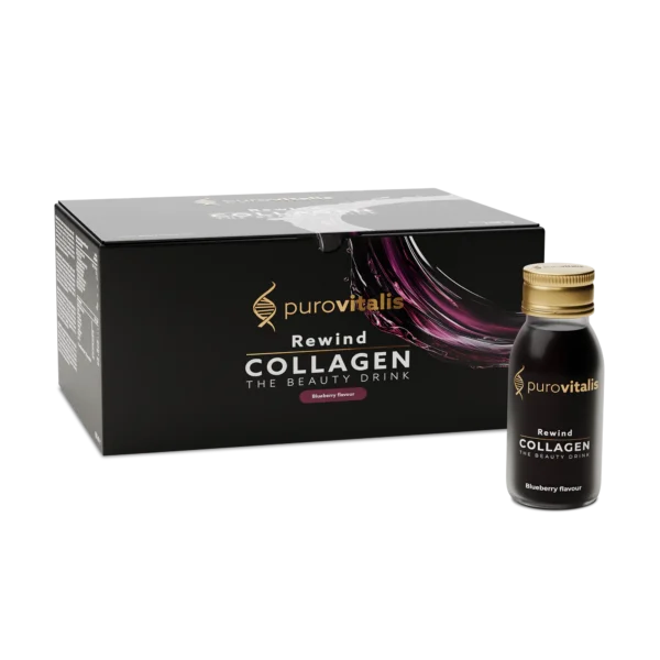 Rewind Liquid Collagen, box bottle