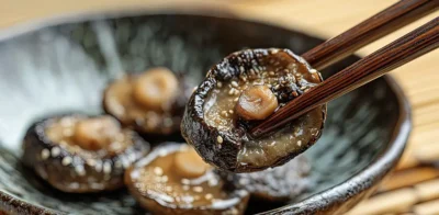 shiitake on plate