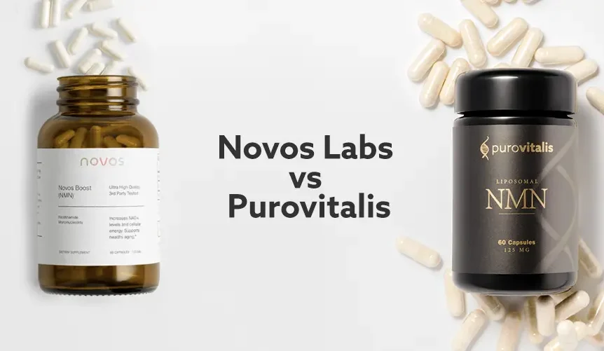 Novos vs. Purovitalis: blog comparativo sobre precios, gama de productos y envíos.