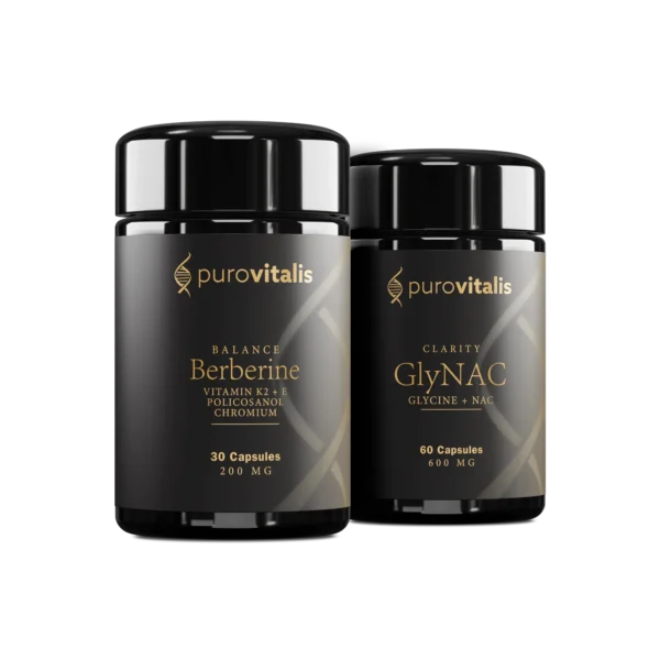 Metabolic Renewal Bundle including Berberine Balance and GlyNac Clarity by Purovitalis