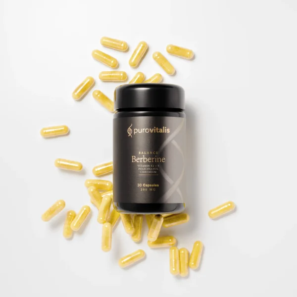 Berberine Balance bottle with capsules