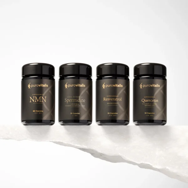 Max Longevity Bundle: four Purovitalis bottles